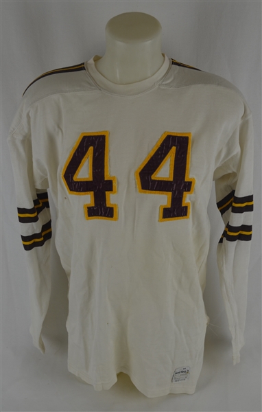 Vintage Sand Knit Durene #44 Football Jersey w/Heavy Use