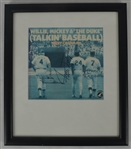 Mickey Mantle Willie Mays & Duke Snider Autographed "Talkin Baseball" PSA 10