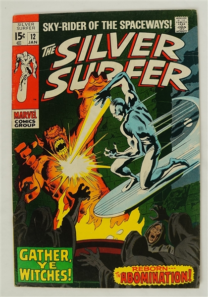 Silver Surfer January 1970 Marvel Comic Book Issue #12