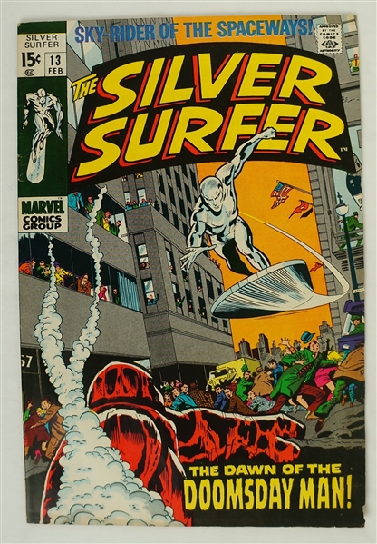 Silver Surfer February 1970 Marvel Comic Book Issue #13