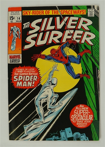 Silver Surfer March 1970 Marvel Comic Book Issue #14
