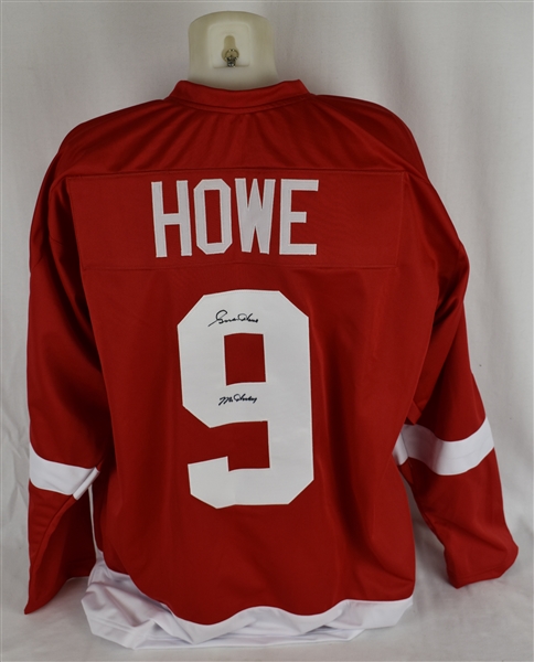 Gordie Howe Autographed Detroit Red Wings Jersey