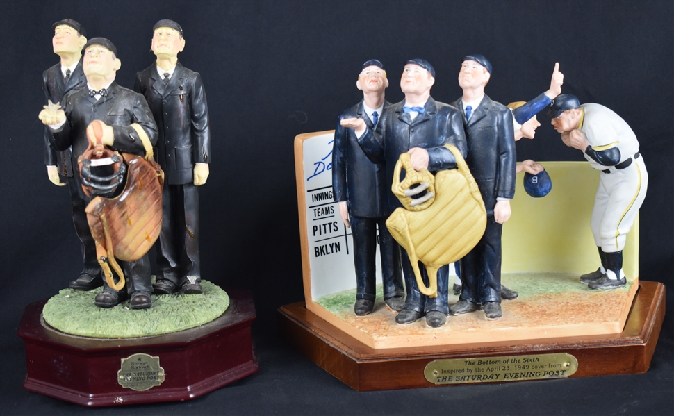 Umpire Collection of 2 Porcelain Figurines 
