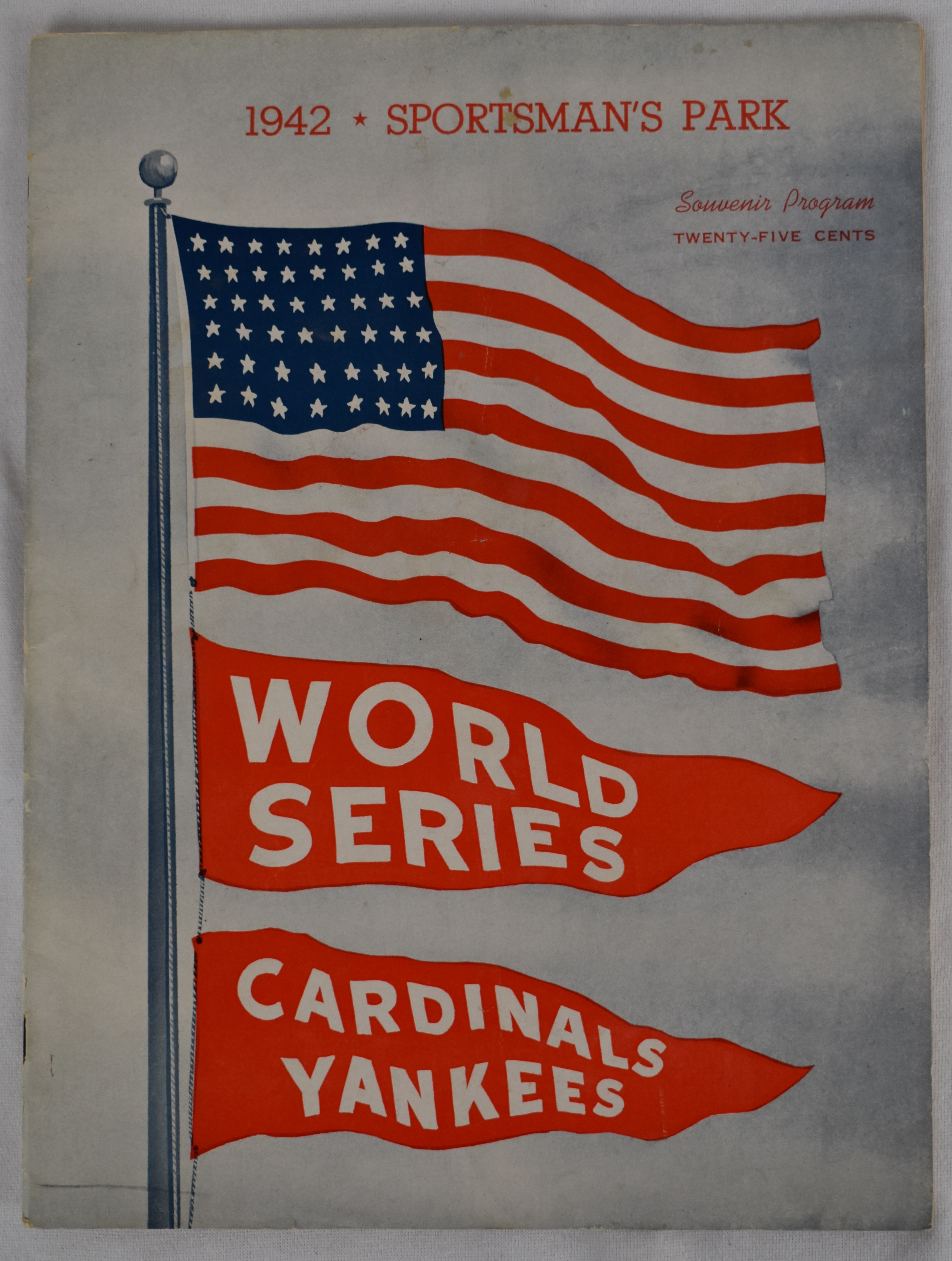 Lot Detail - St. Louis Cardinals vs. New York Yankees 1942 World Series Program EX/MT