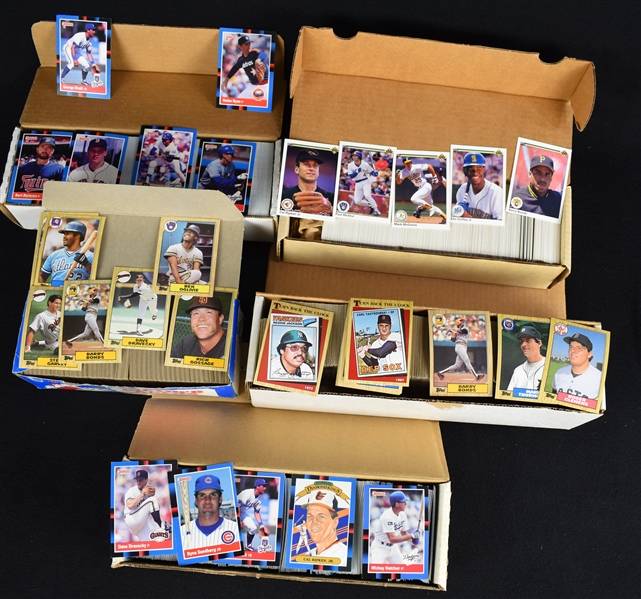 Lot Detail Collection of 5 Baseball Card Sets