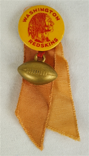 Washington Redskins c. 1960s Vintage Pinback Button
