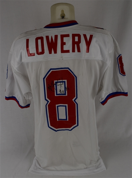 Nick Lowery Game Used & Autographed Pro Bowl Jersey