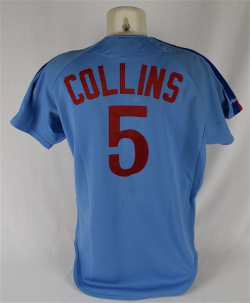 Al Collins 1987 Montreal Expos Game Used Jersey