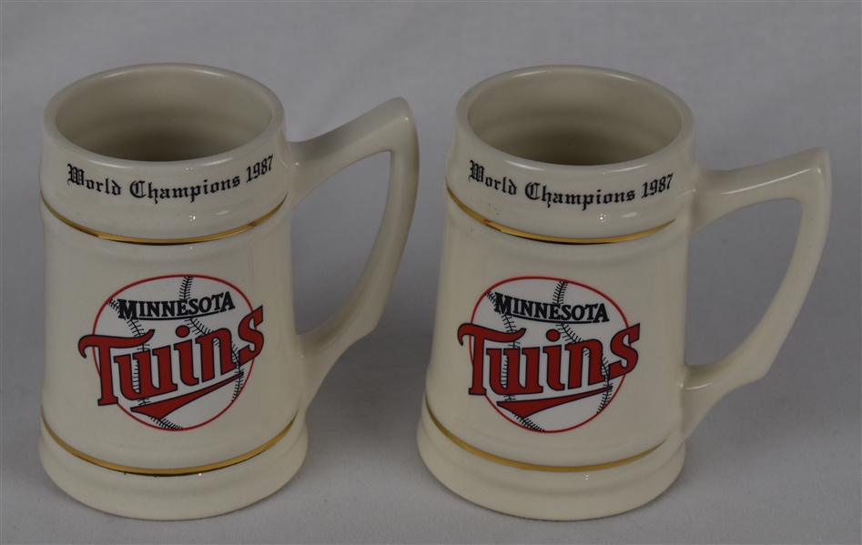 Minnesota Twins 1987 World Series Mugs
