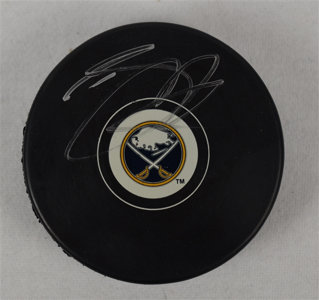 Jack Eichel Autographed Buffalo Sabres Hockey Puck