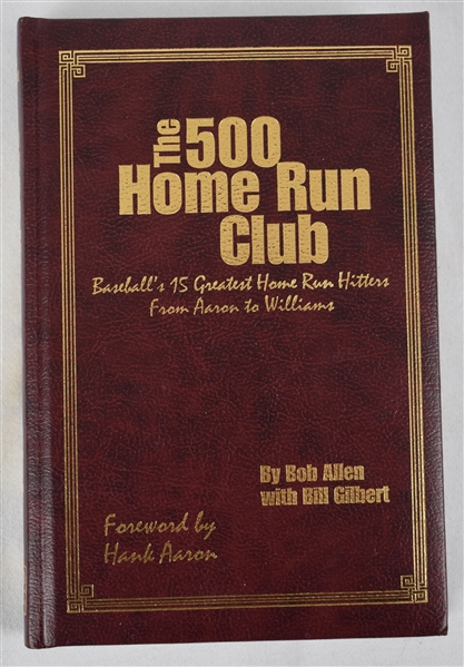 Hank Aaron Signed Copy of 500 HR Club Limited Edition Book