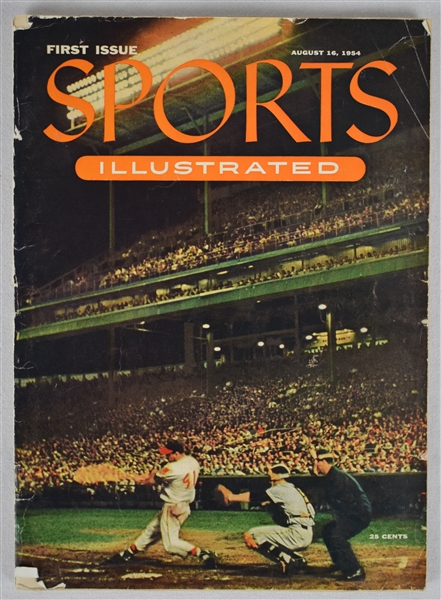 Sports Illustrated 1954 First Issue Ever Printed w/Cards Attached