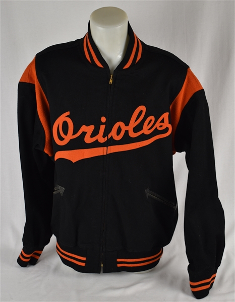 Baltimore Orioles c. 1960s Game Used Dugout Jacket w/Dave Miedema LOA