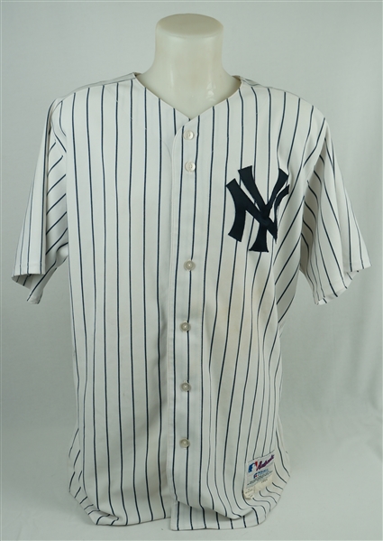 Derek Jeter 2004 New York Yankees Game Used Jersey w/Dave Miedema LOA