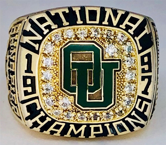 Ohio University 1997 National Championship Hockey Ring