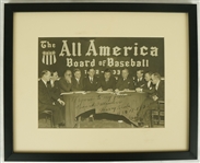 Babe Ruth 1933 "The All American Board of Baseball" Autographed & Inscribed Photograph JSA LOA