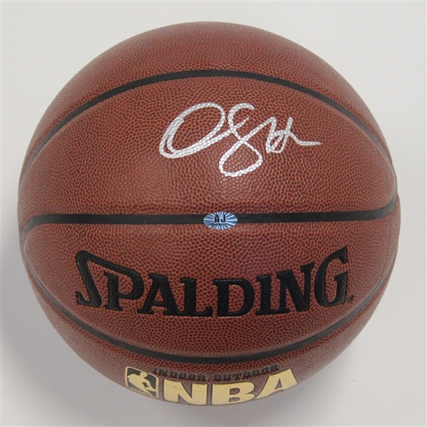 Demar DeRozan Autographed Spalding NBA I/O Basketball - Toronto Raptors