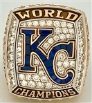 George Sherrill 2015 K.C. Royals World Series Champions 14K Gold & Diamond Ring w/Box
