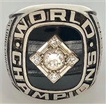 Dave Ricketts 1967 St. Louis Cardinals World Series Championship Ring 14k Gold w/Diamonds Made by Balfour