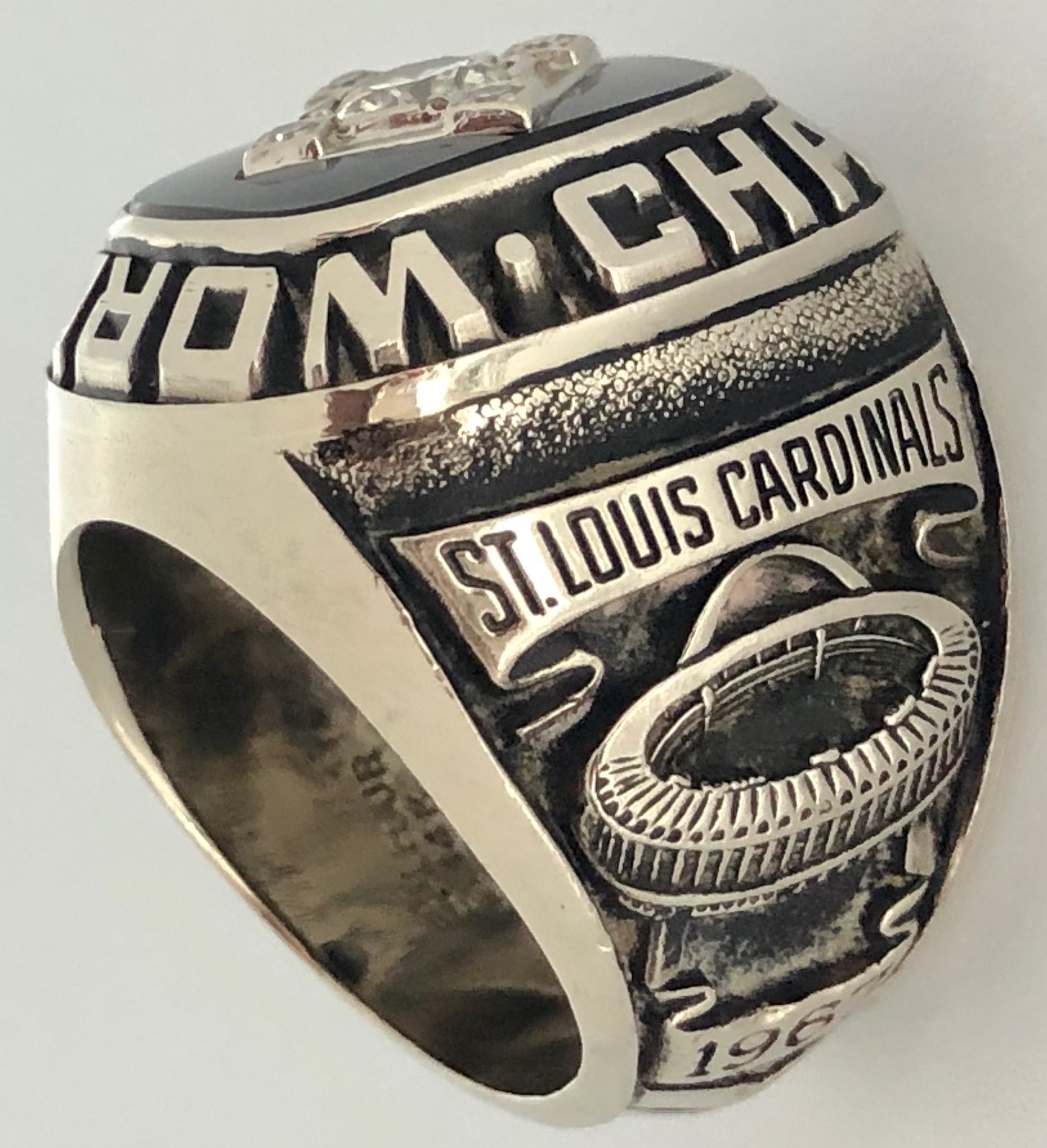 Lot Detail - Dave Ricketts 1967 St. Louis Cardinals World Series Championship Ring 14k Gold w ...
