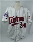 Kirby Puckett 1995 Minnesota Twins Game Used & Photomatched All-Star Game Jersey w/Puckett Family Letter & Resolution Photomatch 
