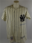 Joe DiMaggio Autographed New York Yankee Limited Edition Jersey #123/325