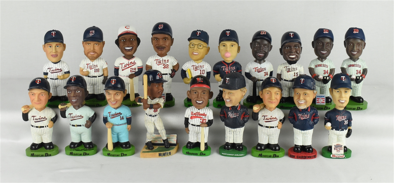 Lot Detail Collection of 19 Minnesota Twins Bobbleheads