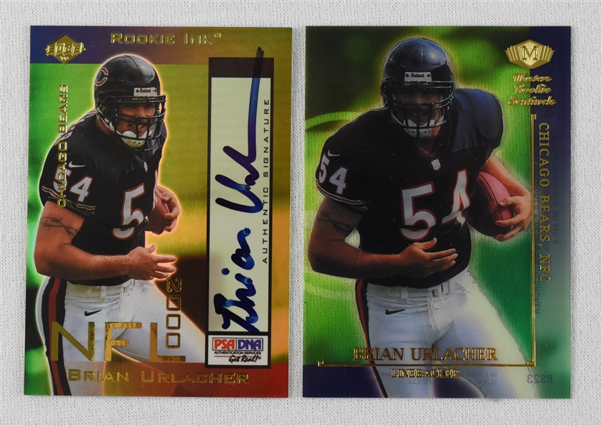 Brian Urlacher 2000 Collectors Edge Lot of 2 Limited Edition Rookie Cards 