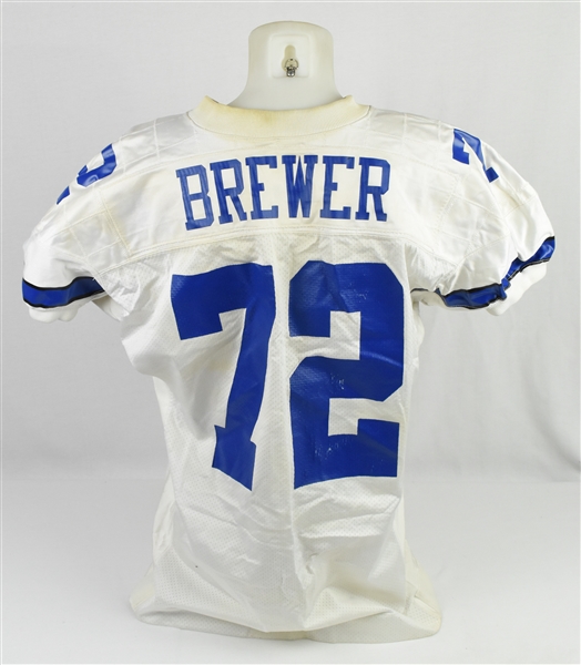 Brewer Dallas Cowboys 1994 Game Used Jersey