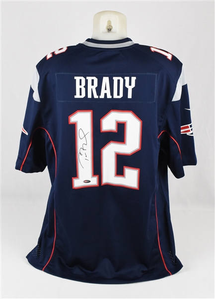 Tom Brady Autographed New England Patriots Jersey TriStar