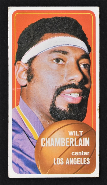 Wilt Chamberlain 1970 Topps Basketball Card #50