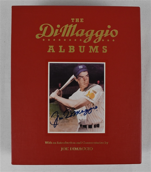 Joe DiMaggio Albums Books Signed on the Cover PSA/DNA