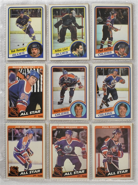 1984 Topps Hockey Card Set w/Steve Yzerman Rookie 
