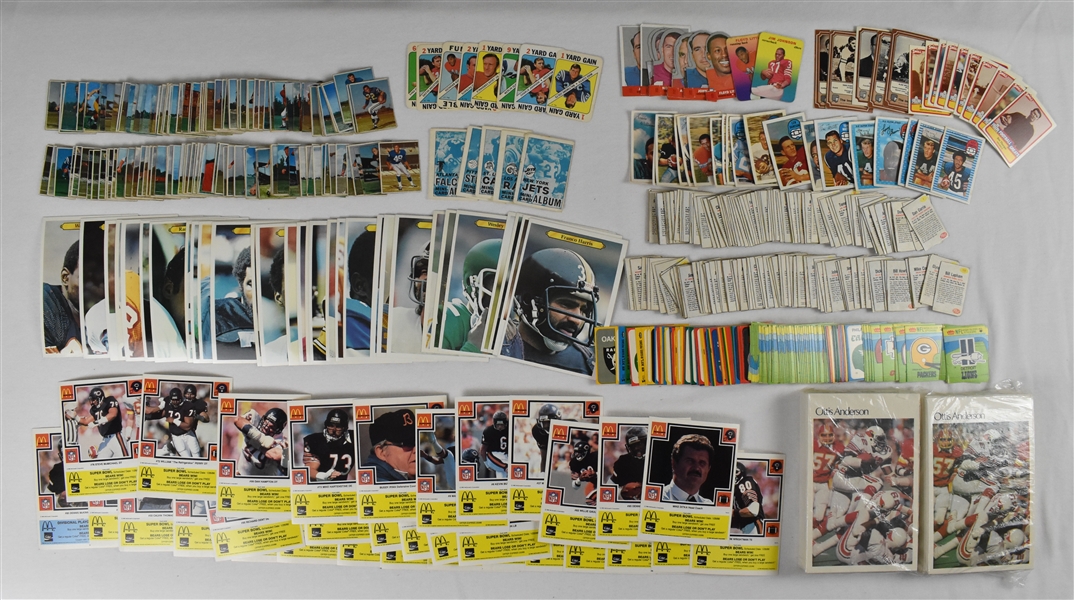 NFL Collection of Cereal Regular & Oversized Cards