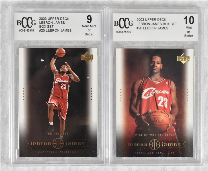 LeBron James Lot of Graded Rookie Cards
