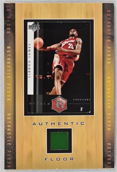 LeBron James Game Used Commemorative Card