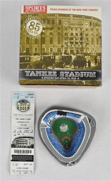 Yankee Stadium Limited Edition Figure 1923-2008 w/Final Season Ticket