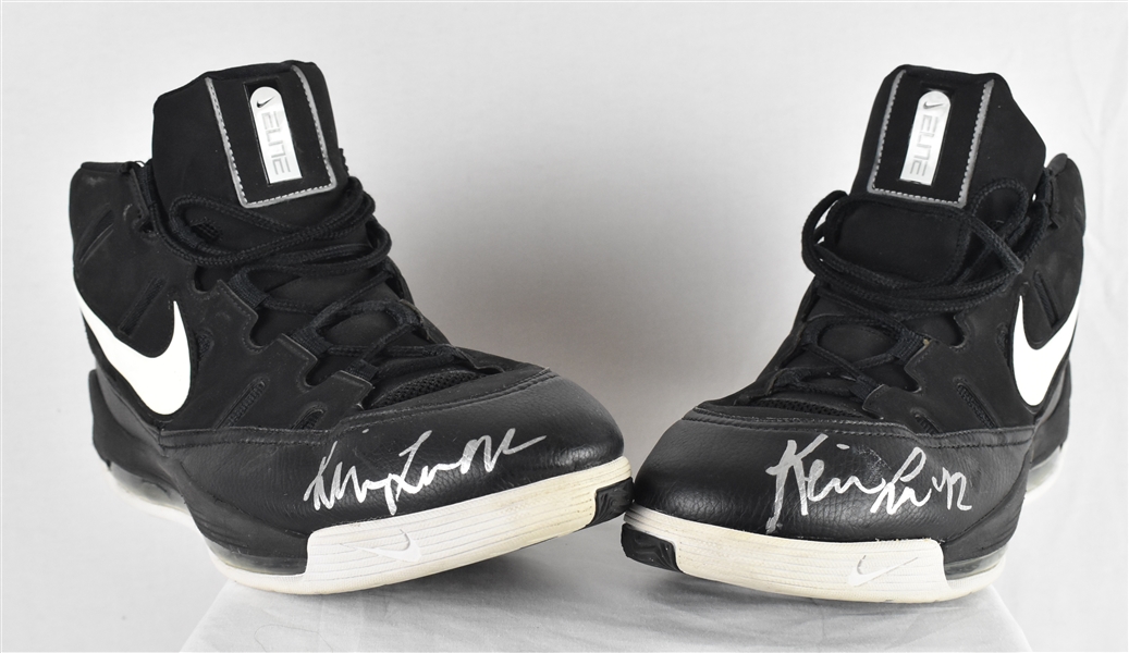 Kevin Love Minnesota Timberwolves Game Used & Autographed Shoes JSA LOA