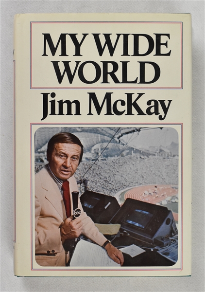 Jim McKay Signed & Inscribed Book to Sid Hartman