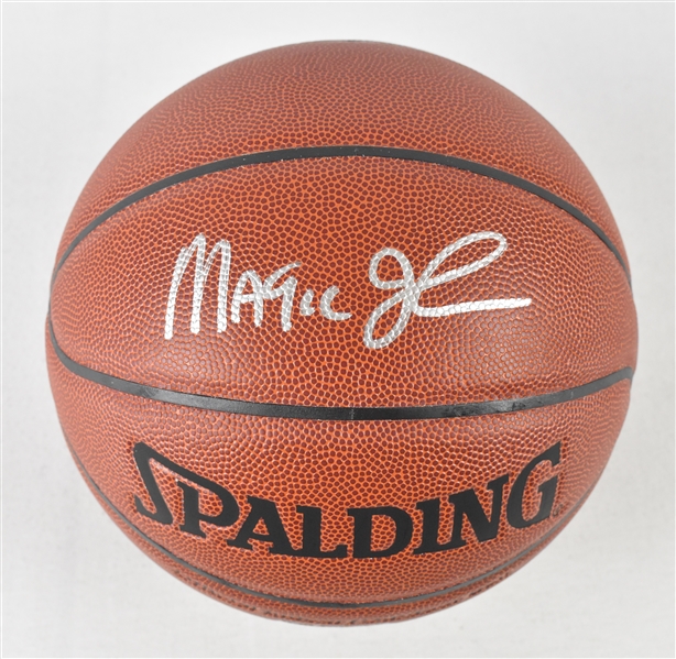 Magic Johnson Autographed Basketball 
