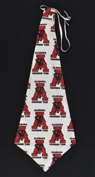 Derrick Thomas Alabama Crimson Tide Tie Acquired From DTs Mother