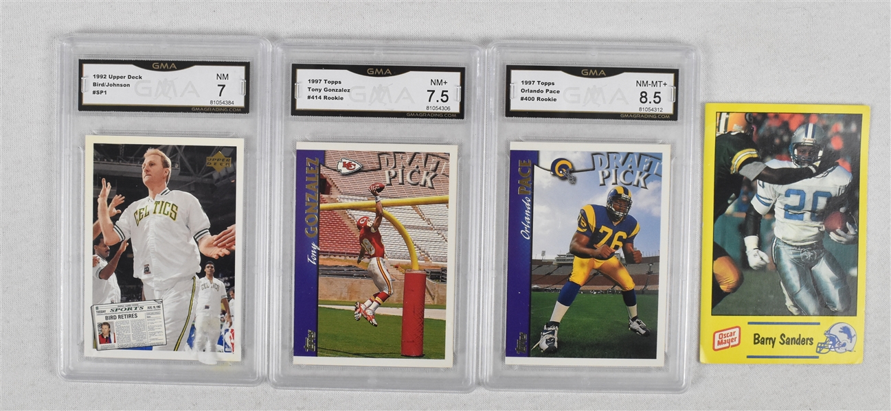 Collection of Graded Football & Basketball Cards
