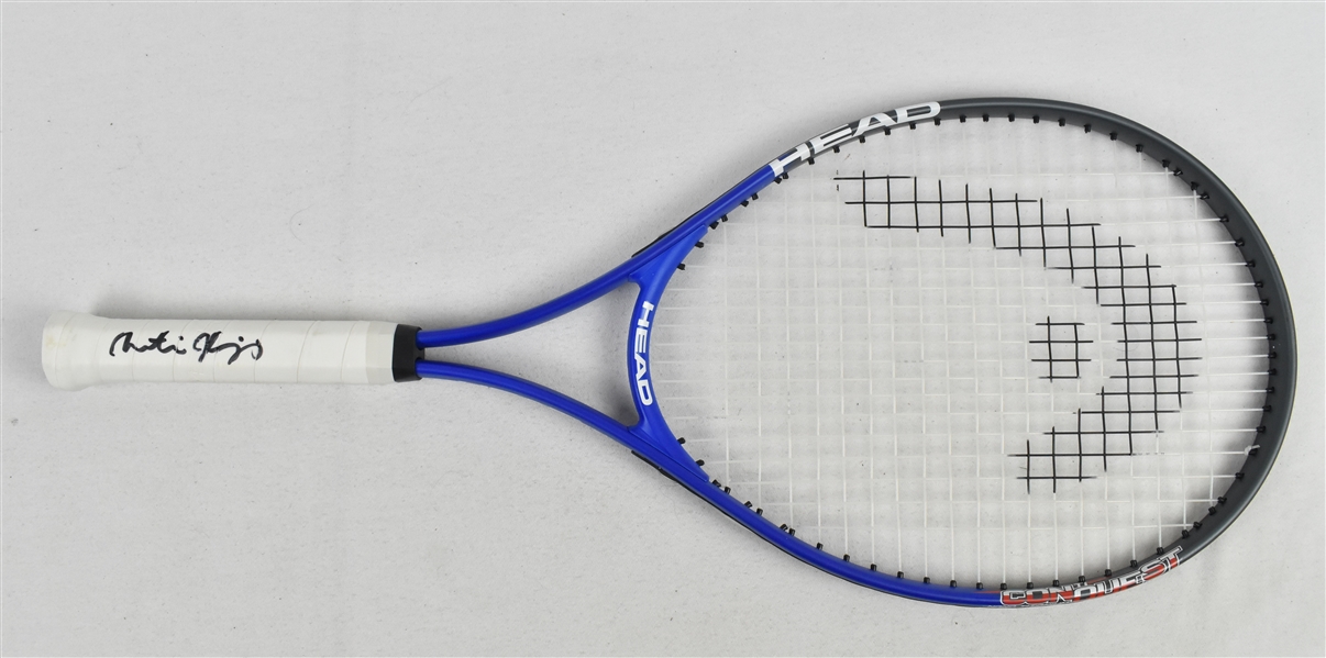 Martina Hingis Autographed Tennis Racket