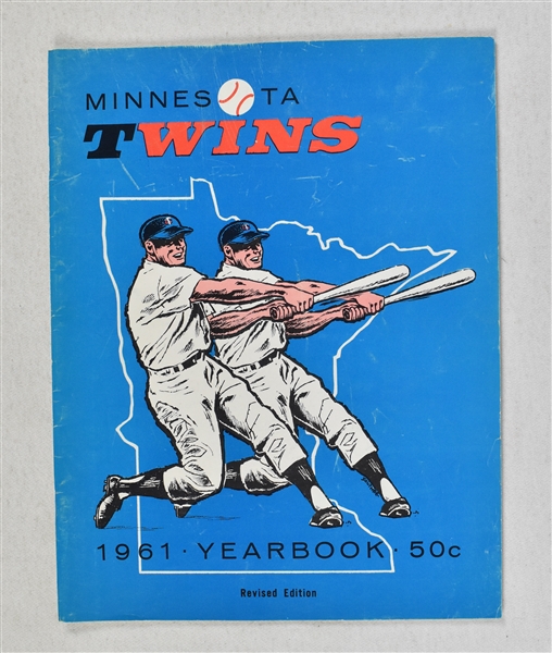 Minnesota Twins 1961 First Year Program