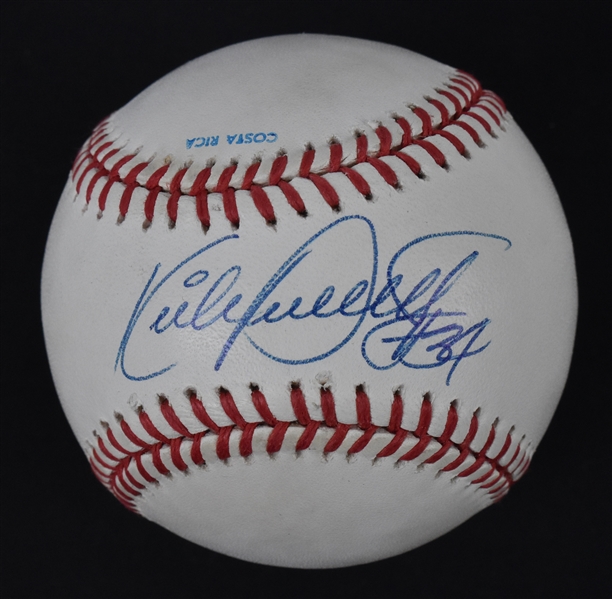 Kirby Puckett Autographed 1991 World Series Baseball Signed on Sweet Spot
