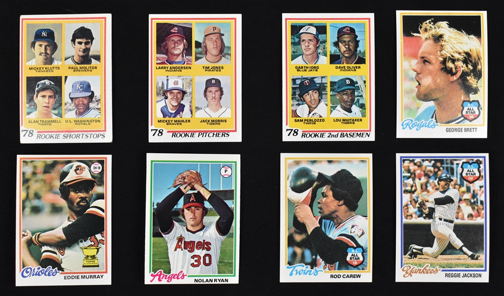 Vintage 1978 Topps Baseball Card Complete Set w/Eddie Murray Rookie Card