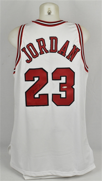 Michael Jordan 1995-96 Chicago Bulls Autographed Pro Cut Jersey UDA
