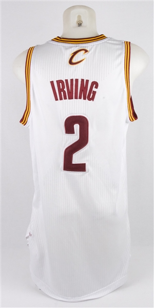 Kyrie Irving 2011-12 Cleveland Cavaliers Game Used Rookie Jersey w/Dave Miedema LOA
