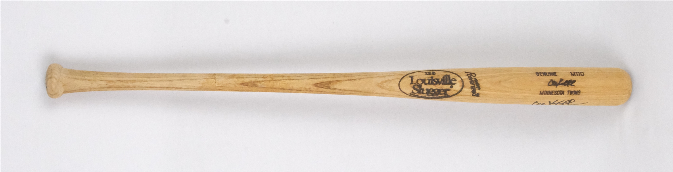 Chuck Knoblauch Minnesota Twins Game Used & Autographed Bat