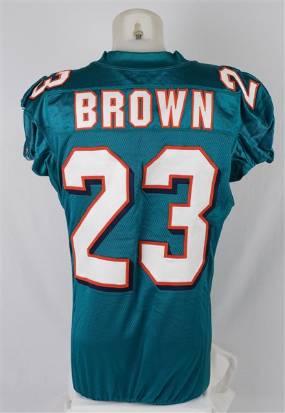 Ronnie Brown 2009 Miami Dolphins Game Used Jersey Worn in 5 Games w/Team Provenance